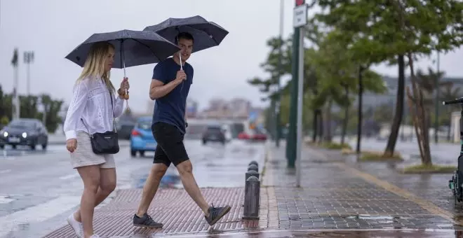 El tiempo para este lunes: lluvias muy fuertes en Andalucía oriental y en el sur de Murcia