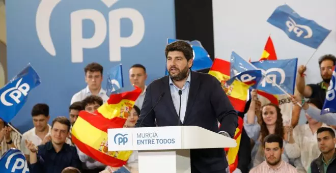 La falta de acuerdo entre PP y Vox deja a los ultras fuera de la Mesa de la Asamblea de Murcia