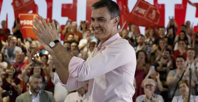 Sánchez apela a electores que nunca han votado al PSOE contra los pactos "tenebrosos" de PP y Vox