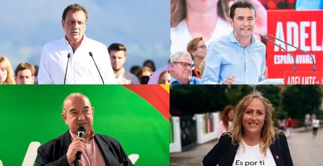 En Cantabria, con el 52% escrutado, el PP sigue con dos diputados, el PSOE otros dos y Vox uno