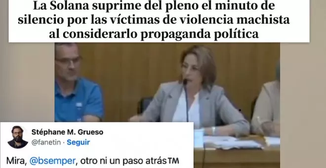 "El PP es el peligro real": indignación con la retirada del minuto de silencio contra la violencia machista en La Solana