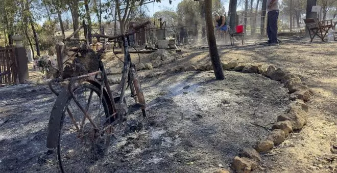 Desactivado el nivel 1 de emergencia en el incendio de Bonares, que se encuentra estabilizado