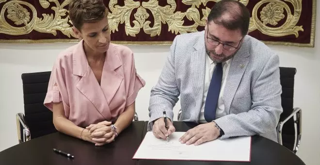 El presidente del Parlamento de Navarra propondrá a Chivite como candidata a la investidura