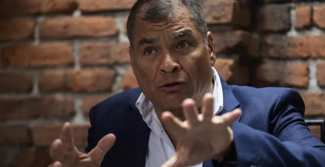 Rafael Correa atribuye la muerte de Villavicencio a un complot de la derecha