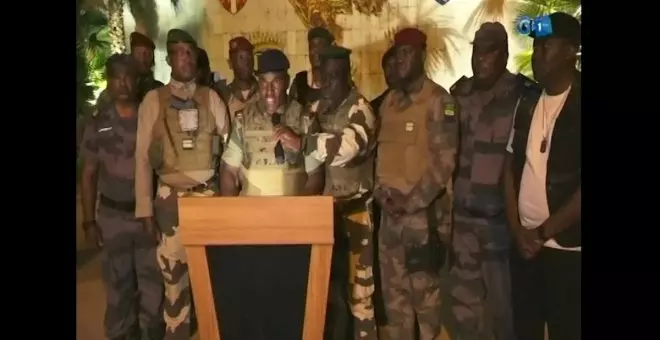 Los militares anuncian que han tomado el poder en Gabón tras el triunfo electoral de Bongo