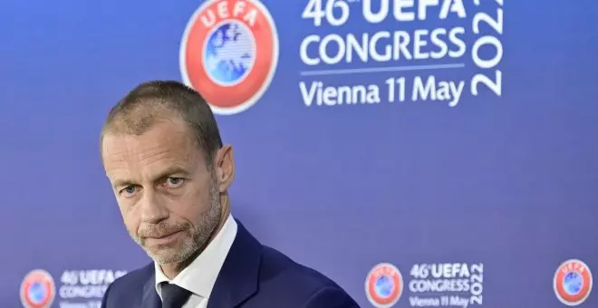 El presidente de la UEFA tacha de "inapropiado" el comportamiento de Rubiales, diez días después