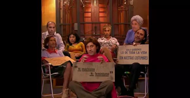El aclamado vídeo de Rubiales como los personajes de 'Aquí no hay quien viva' en el episodio de la huelga de hambre