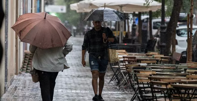Más de una quincena de provincias estará este lunes en alerta amarilla por lluvias o tormentas