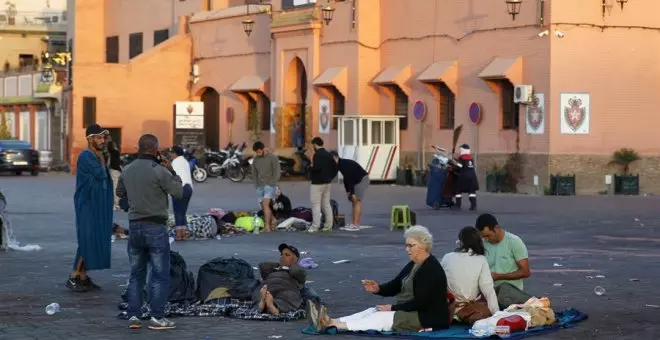 Marrakech amanece en "shock": "No han parado de pasar ambulancias toda la noche"