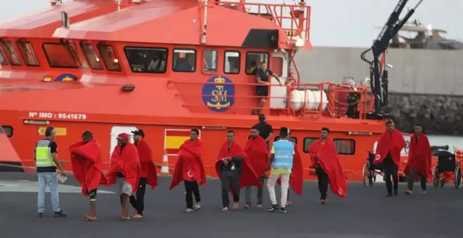 Llegan a Canarias nueve embarcaciones con 652 migrantes durante este fin de semana