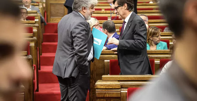L'oposició titlla de "triomfalista" i "decebedor" el discurs d'Aragonès
