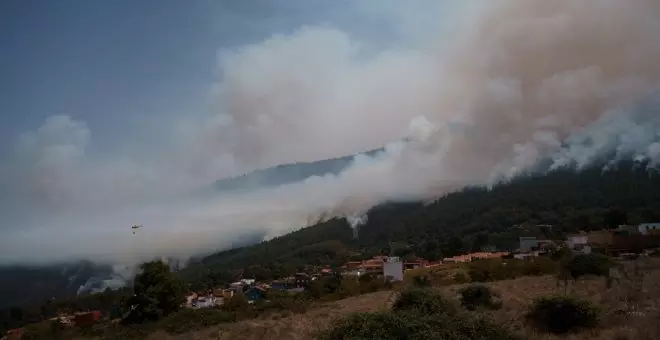 La reactivación del incendio de Tenerife obliga a evacuar a 3.000 personas