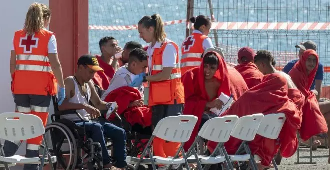 Rescatan 21 nuevas embarcaciones con 361 migrantes en las costas de Murcia y Lanzarote