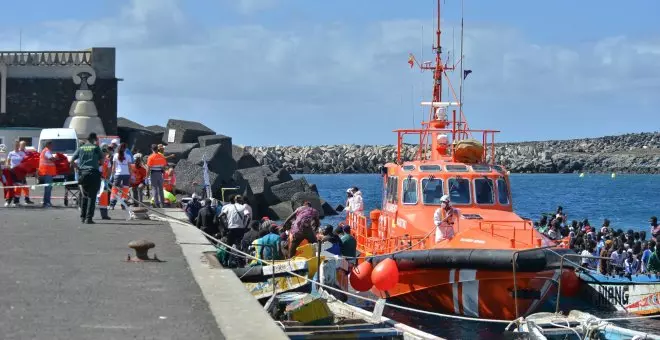 Llegan 1.157 migrantes a Canarias en 24 horas, casi mil a El Hierro