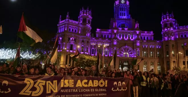 Las imágenes de las manifestaciones en España por el 25N