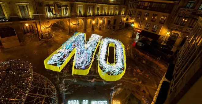 Las ciudades asturianas se iluminan contra la pena de muerte