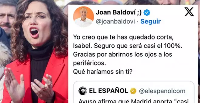 "Ayuso miente. Da igual cuándo leas esto": la presidenta madrileña se monta su propia versión del 'España nos roba'