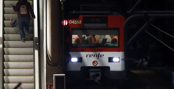 Restablecida la circulación de trenes en Madrid tras el descarrilamiento de un convoy de Cercanías