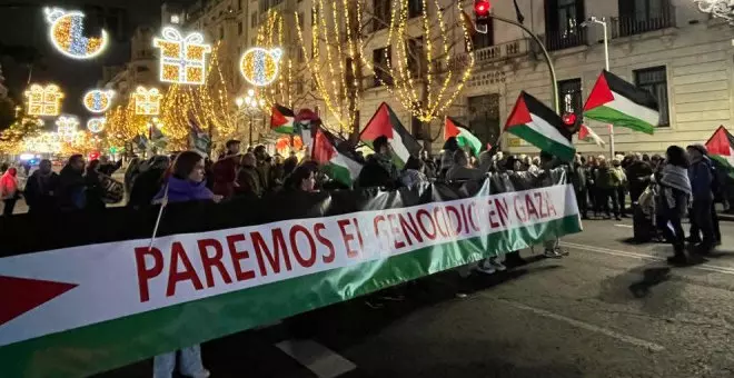 Decenas de personas protestan en Santander contra el "genocidio" en Gaza y llaman al "boicot" a Israel