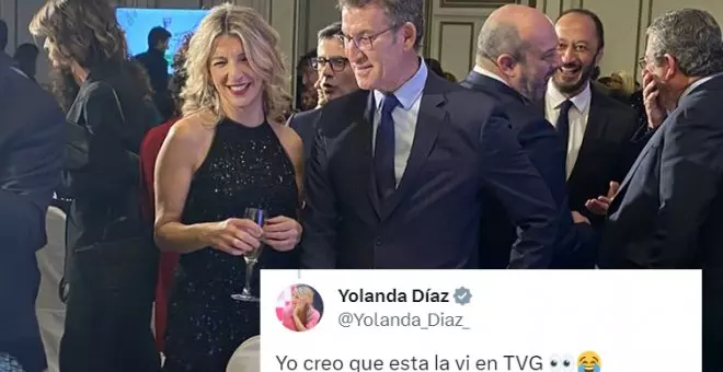 La película protagonizada por Feijóo y Yolanda Díaz que la ministra ya ha visto en la tele gallega