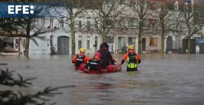 Más imágenes de las inundaciones en la localidad francesa de Arques tras el primer temporal del año