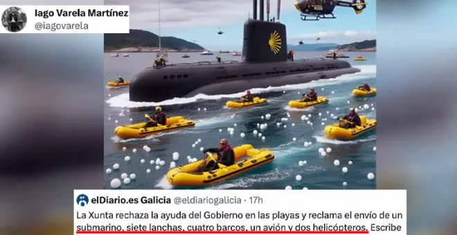"Un submarino, siete lanchas, el Halcón Milenario, la Enterprise y a Kitt": cachondeo con la petición de la Xunta al Gobierno