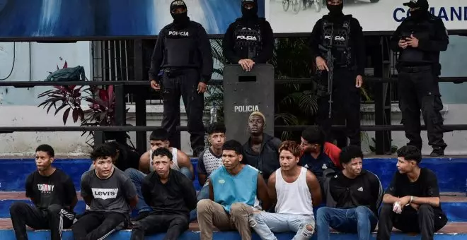 Ecuador sigue en 'shock' tras el primer día de "la guerra" contra el crimen organizado