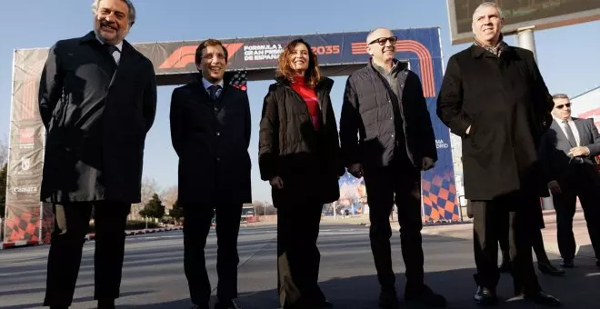 Ayuso y Almeida siguen la estela de la ruina del PP en València con la 'fiesta' de la Fórmula 1