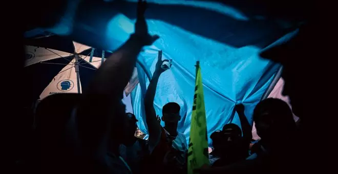 Las imágenes de la primera huelga general en Argentina desde 2019