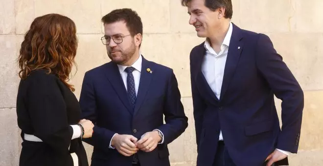 El Govern prepara una respuesta a Moncloa por el espionaje a Aragonès