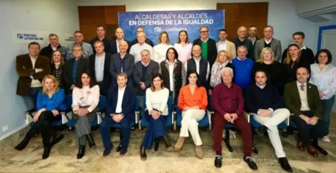 Los alcaldes 'populares' de Cantabria firman un 'Manifiesto por la igualdad de todos los españoles'