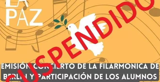 El Gobierno de PP y Vox en Castilla y León suspende un concierto por la paz en Gaza