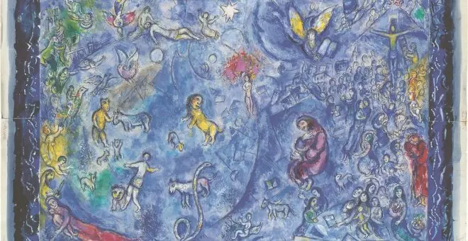 Chagall, menos onírico y más comprometido con la política y la paz