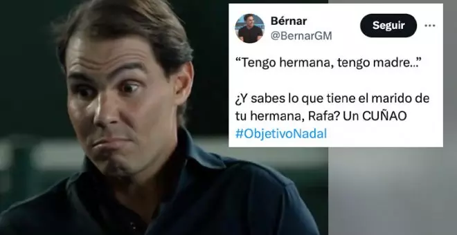 "Qué raro está Aznar sin bigote": críticas a las palabras de Rafa Nadal sobre el feminismo