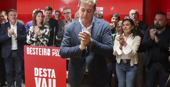 El PSOE asume el "revés" en Galicia, reitera la confianza en Besteiro y acusa al PP de malas artes electorales