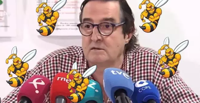 El presidente de Asaja Extremadura amenaza con "la actuación con abejas" si van los antidisturbios a las tractoradas