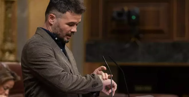 Gabriel Rufián no se corta al definir la última polémica sobre el juez García Castellón