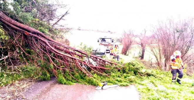 El viento deja 43 incidencias en Cantabria