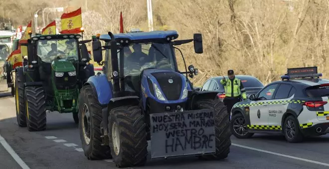Nueva jornada de protestas con otra tractorada en Madrid: ¿Qué piden los agricultores?
