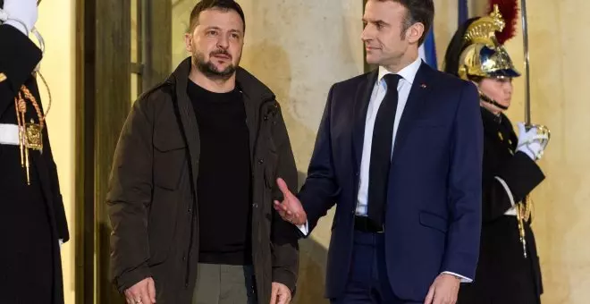 España rechaza el eventual envío de tropas a Ucrania planteado por Macron