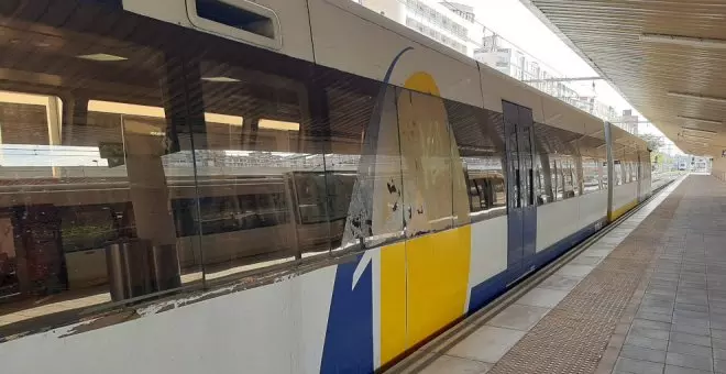 Retrasos en la línea Santander-Cabezón por una incidencia en un tren entre Mogro y Requejada