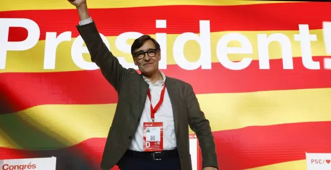 Illa, proclamado líder y candidato del PSC, llama a "abrir una etapa de esperanza en Catalunya"