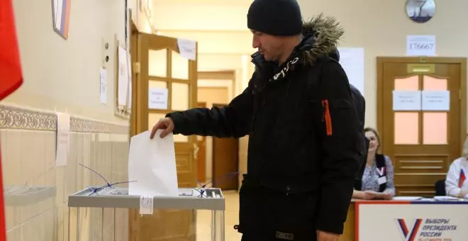 Al menos 74 detenidos en Rusia durante la tercera jornada de las elecciones presidenciales