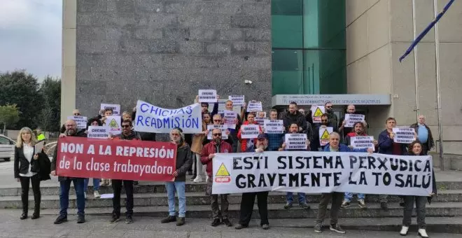 Solidaridad con Chichas, sindicalista de la Empresa de Aguas de Xixón
