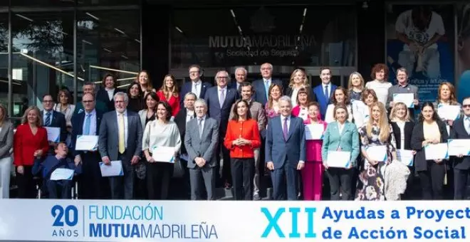 La Fundación Mutua Madrileña apoya con un millón de euros 34 nuevas iniciativas de ONG españolas