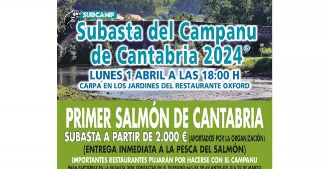 El 'campanu' de Cantabria se subastará este lunes en Piélagos con un precio de partida de 2.000 euros