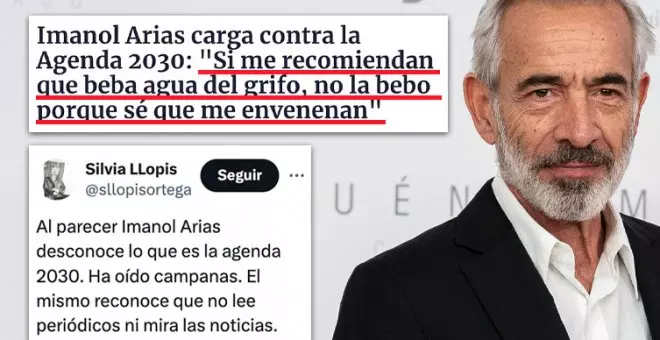 "Imanol Arias es el nuevo Miguel Bosé": los disparates del actor sobre la agenda 2030 y "el chip"