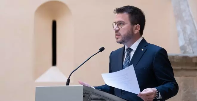 Aragonès propone un referéndum pactado amparado en el artículo 92 de la Constitución