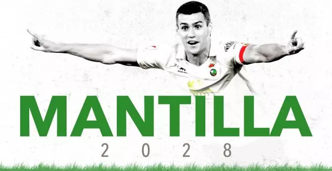 El Racing renueva a Álvaro Mantilla hasta el 30 de junio de 2028