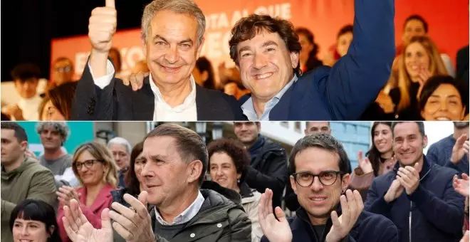Zapatero y Otegi llaman a "tender puentes" o "extender la mano" en plena tensión entre PSE y EH Bildu
